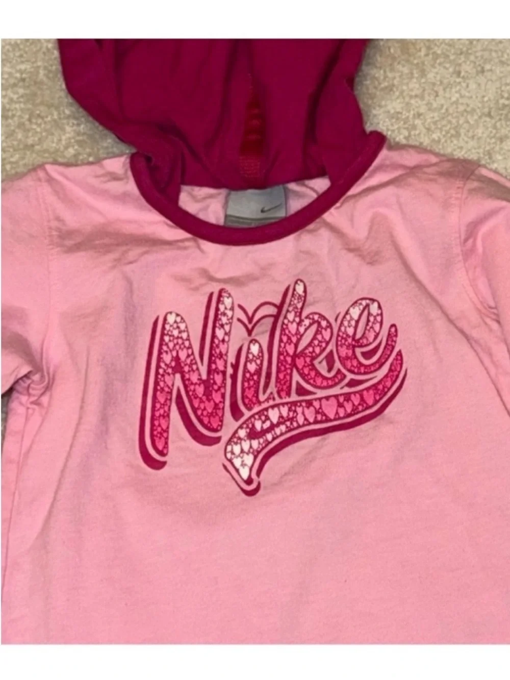 Nike hooded shirt